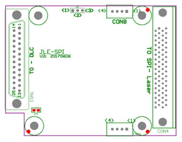 DLC卡-SPI擴展板圖